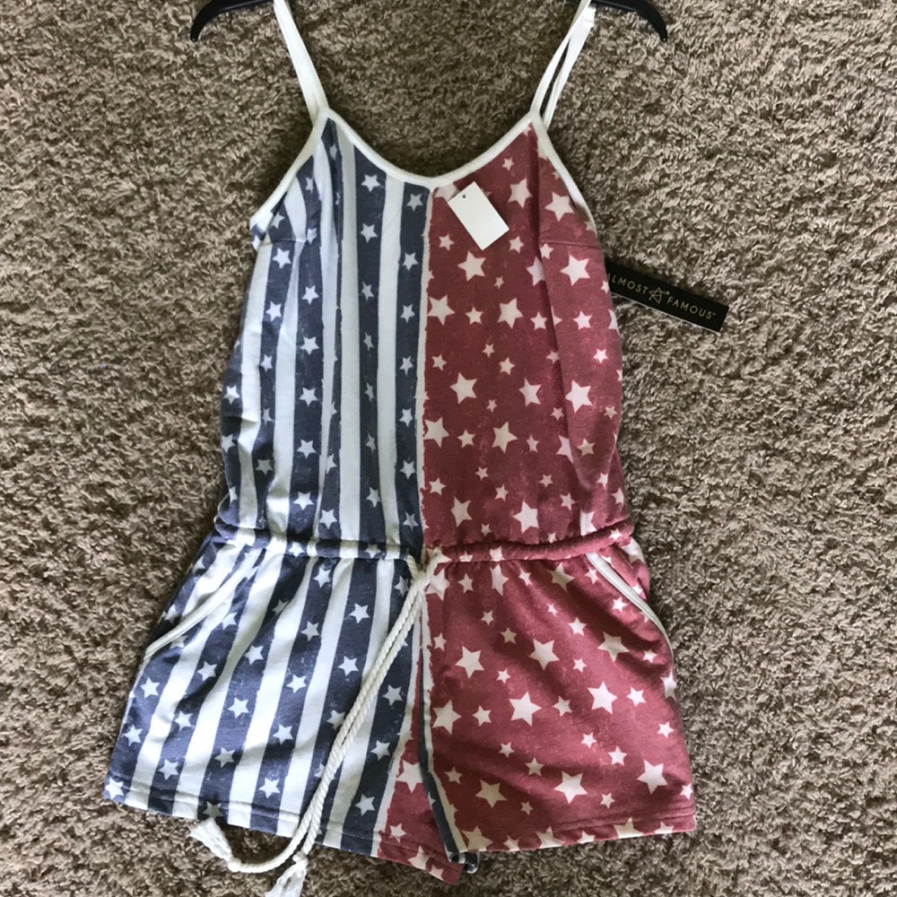 ‼️New With Tags‼️ American Flag Romper